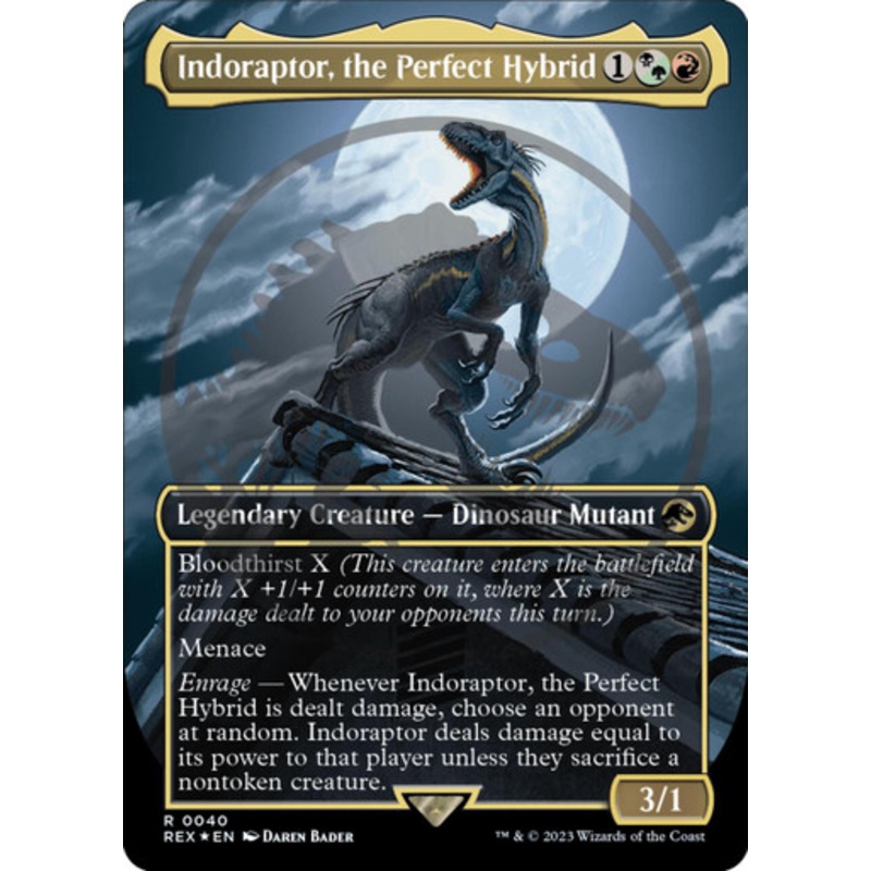 Indoraptor, the Perfect Hybrid (Emblem Foil)