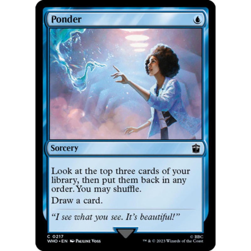 Ponder (foil) | Universes Beyond: Doctor Who