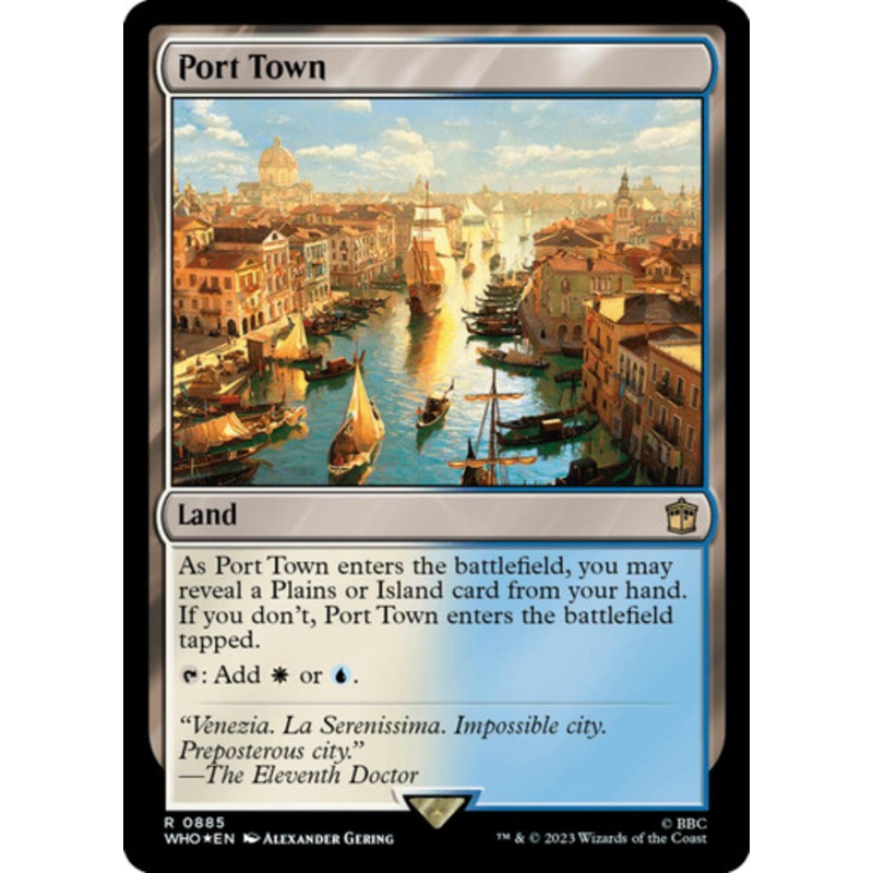 Port Town (Surge foil) | Universes Beyond: Doctor Who