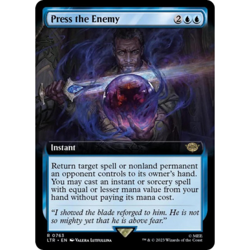 Press the Enemy (Extended Art) (Surge Foil)