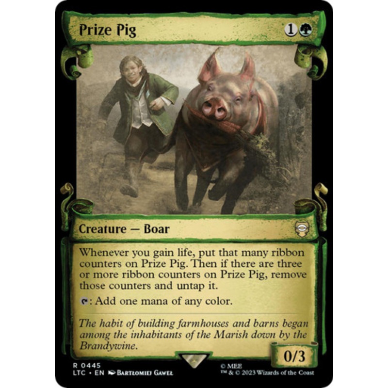 Prize Pig (Showcase Scroll)
