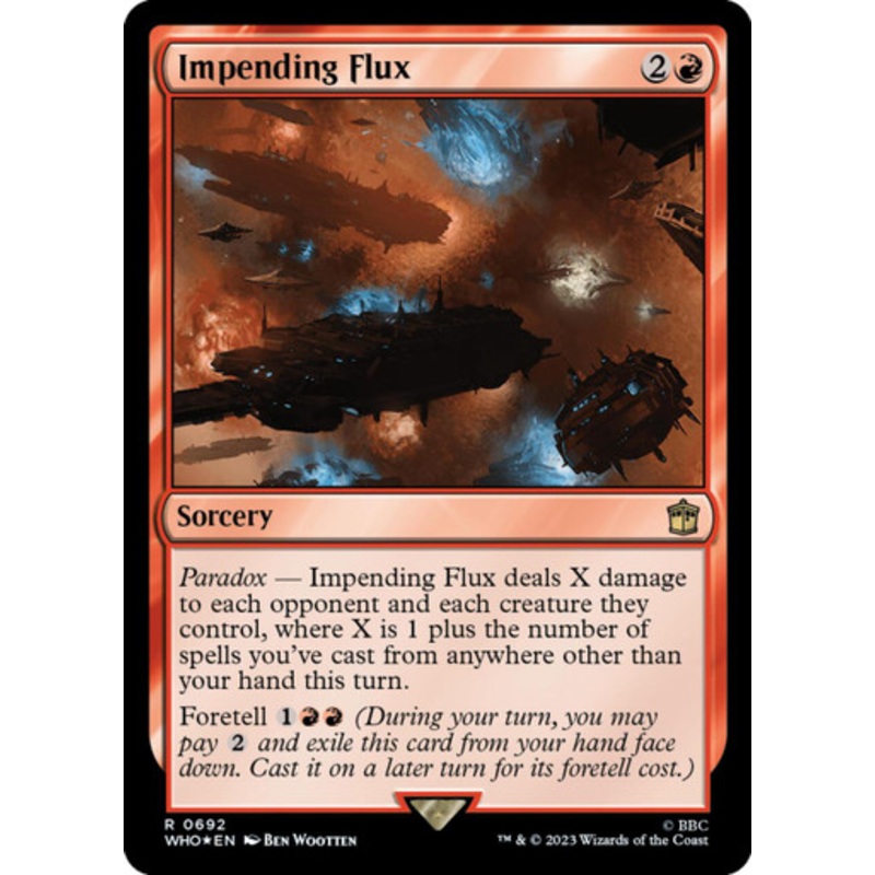 Impending Flux (Surge foil) | Universes Beyond: Doctor Who