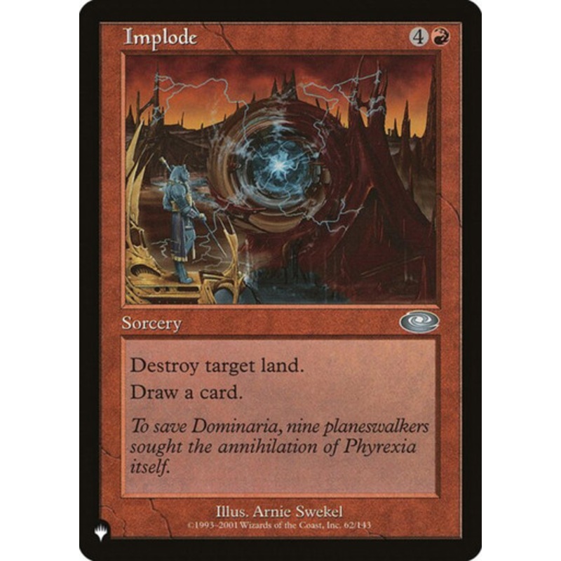 Implode (The List Reprint)
