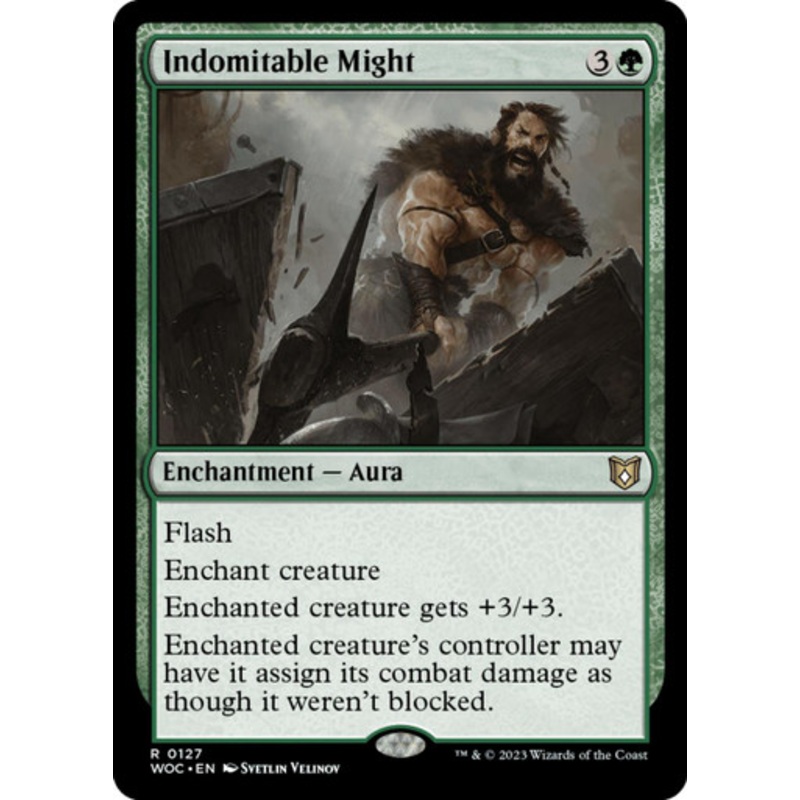 Indomitable Might | Wilds of Eldraine Commander