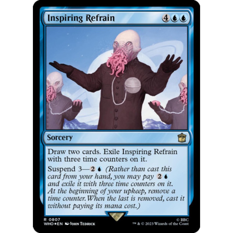 Inspiring Refrain (Surge foil) | Universes Beyond: Doctor Who