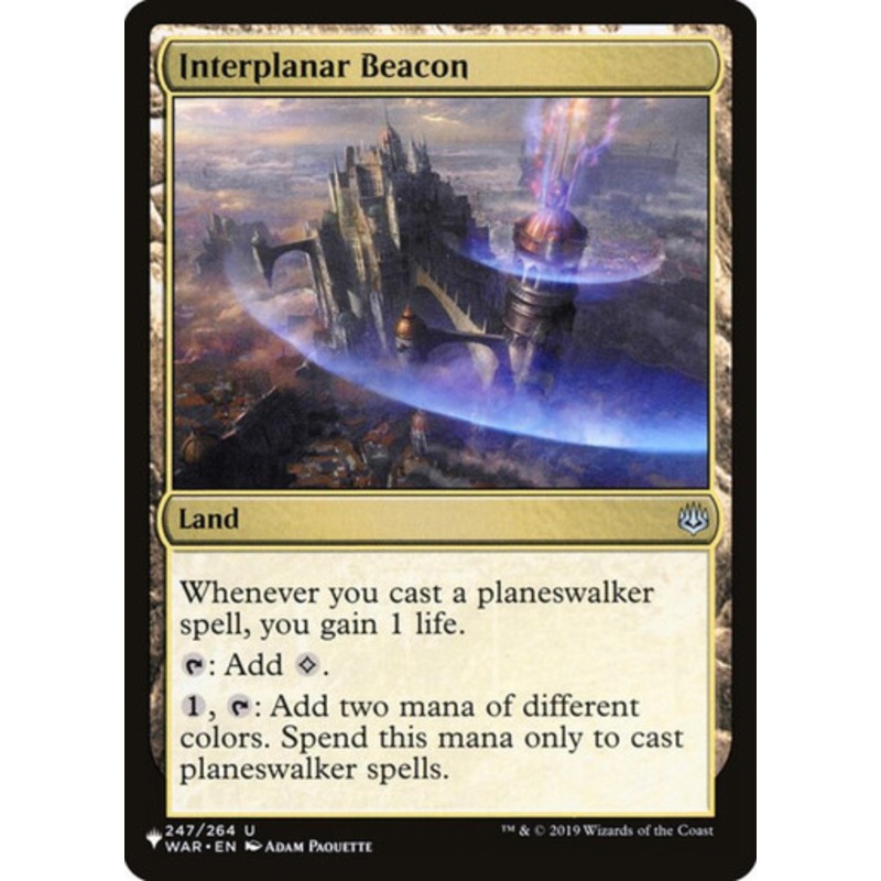 Interplanar Beacon (The List Reprint) | War of the Spark