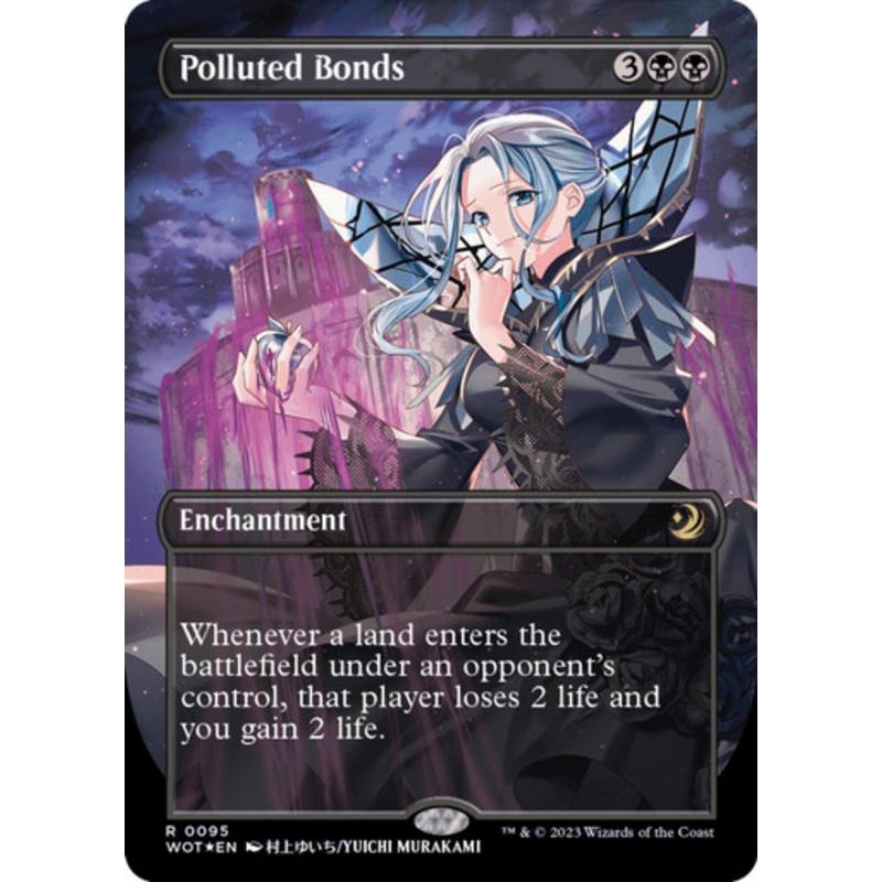 Polluted Bonds (Borderless Confetti foil) | Wilds of Eldraine Enchanting Tales