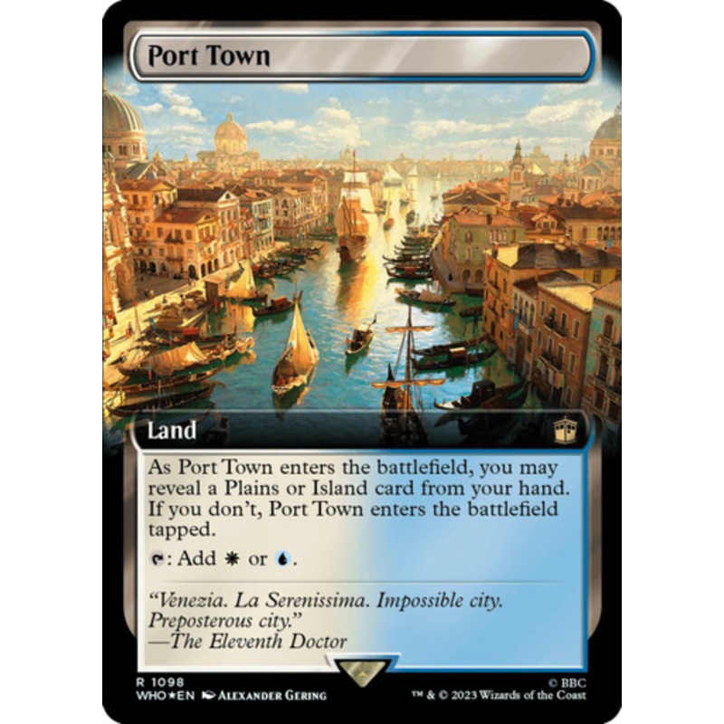 Port Town (Extended Art) (Surge foil)