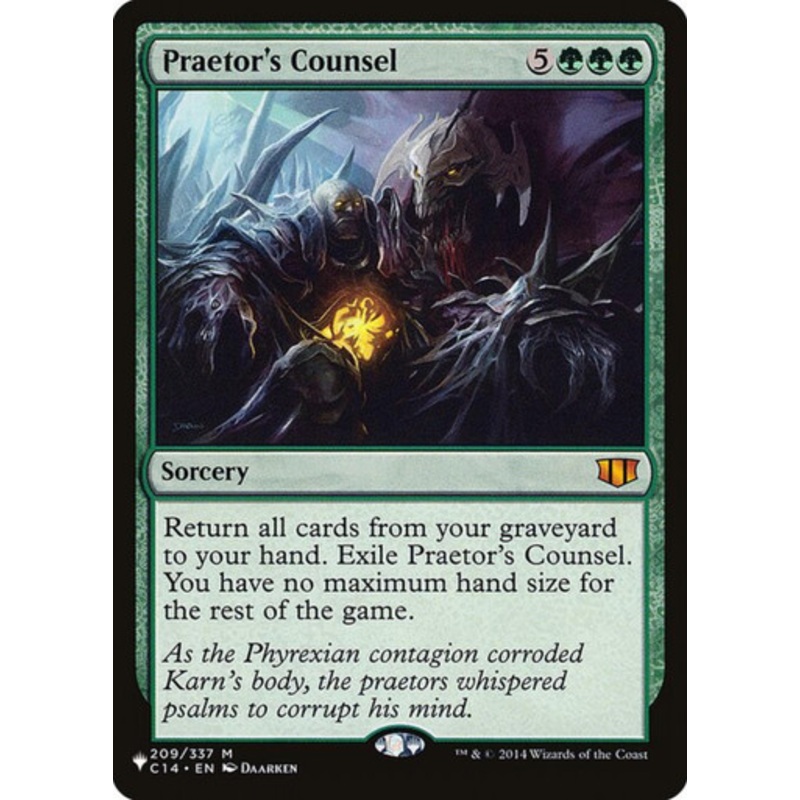 Praetor's Counsel (The List Reprint) | Commander 2014