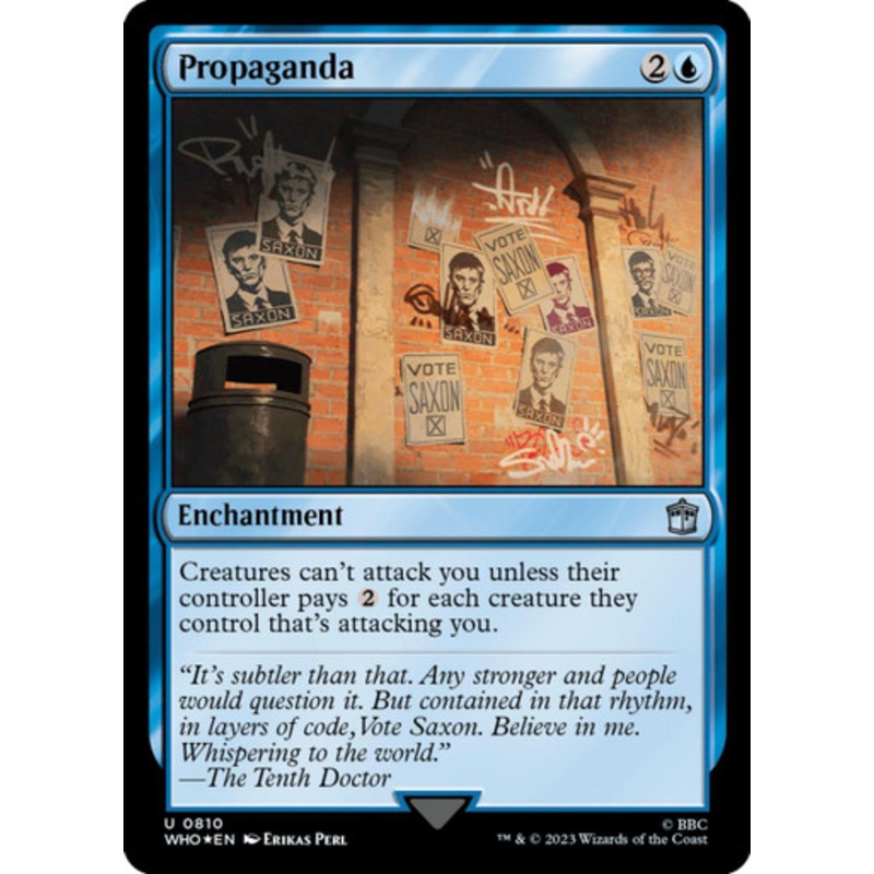 Propaganda (Surge foil) | Universes Beyond: Doctor Who