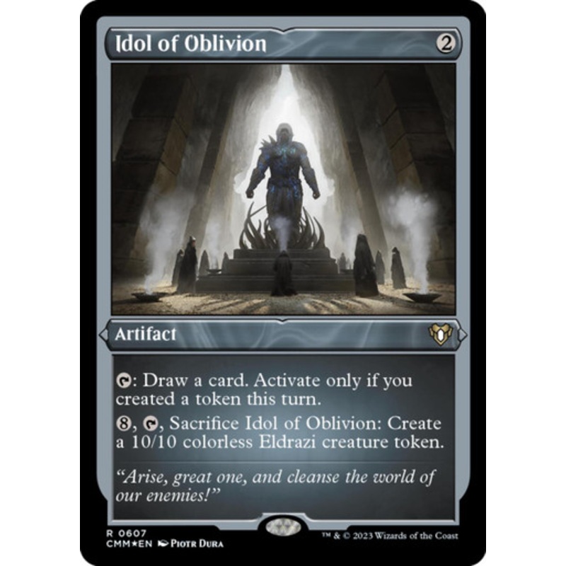 Idol of Oblivion (Etched foil) | Commander Masters
