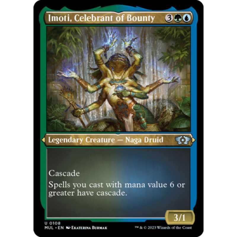 Imoti, Celebrant of Bounty (Etched foil) | Multiverse Legends