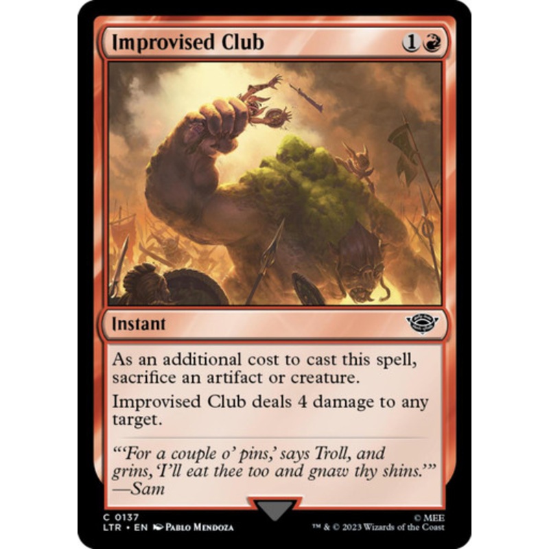 Improvised Club | The Lord of the Rings: Tales of Middle-earth