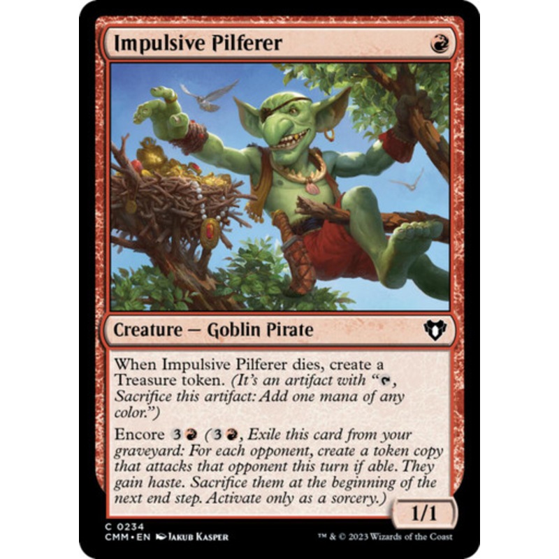 Impulsive Pilferer | Commander Masters