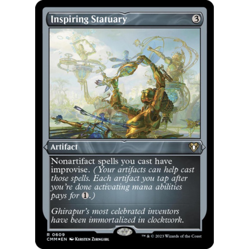 Inspiring Statuary (Etched foil) | Commander Masters