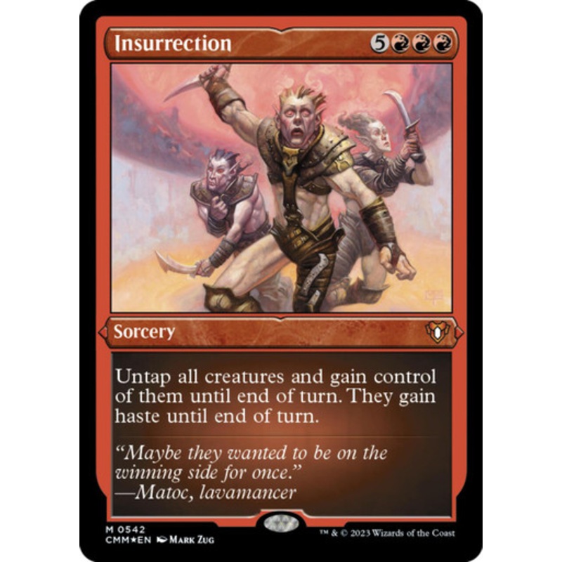 Insurrection (Etched foil) | Commander Masters