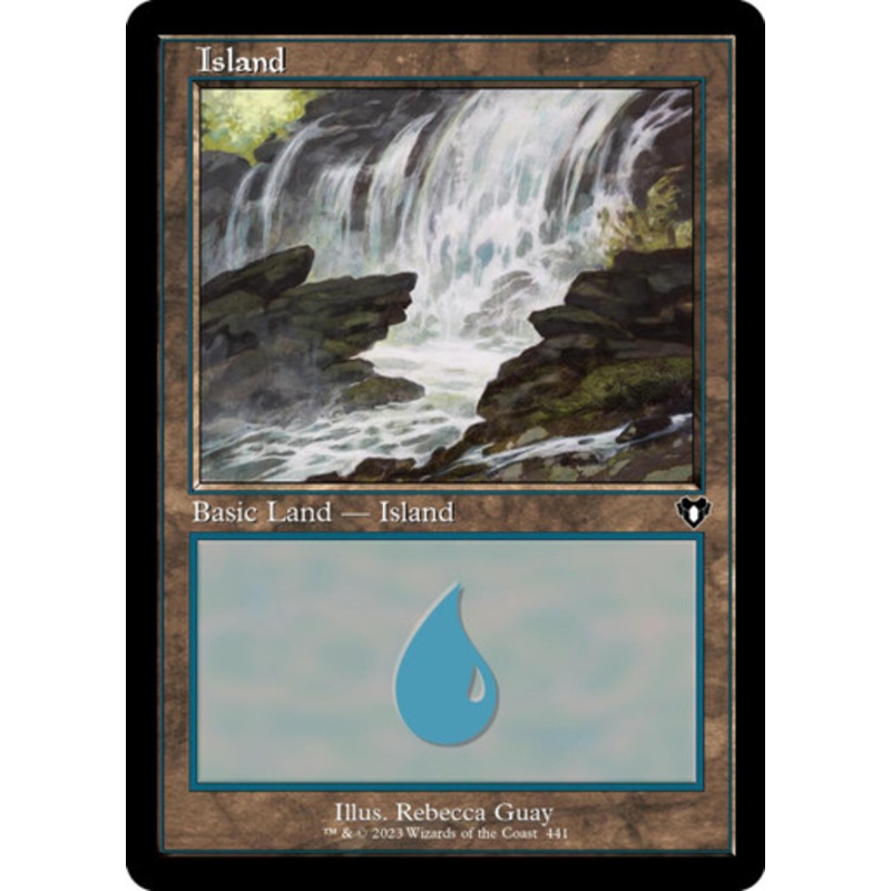 Island (#441) (Retro Frame) | Commander Masters