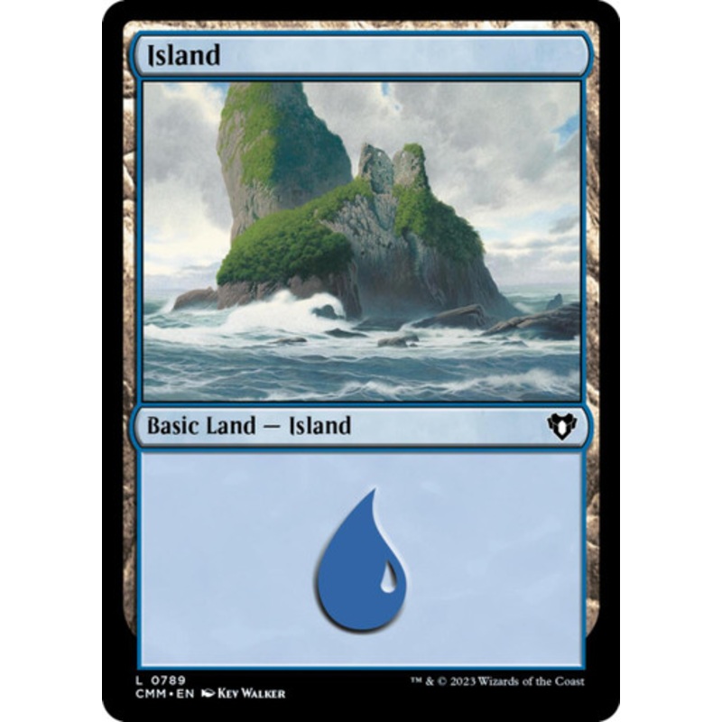 Island (#789) | Commander Masters
