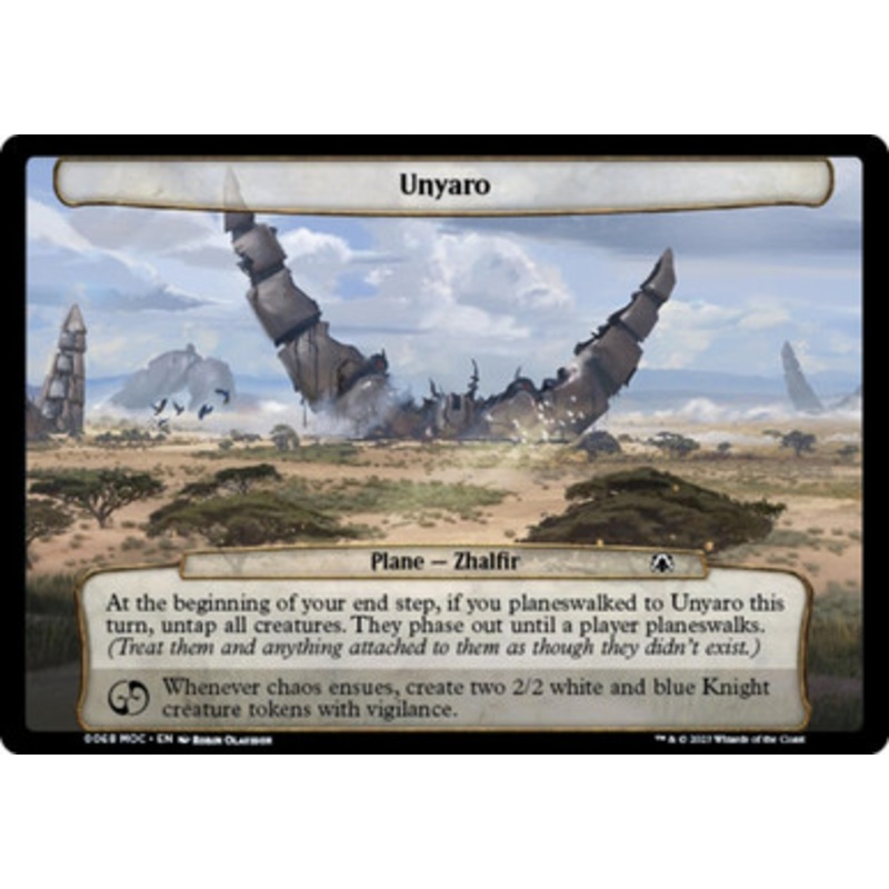 Plane - Unyaro | March of the Machine Commander