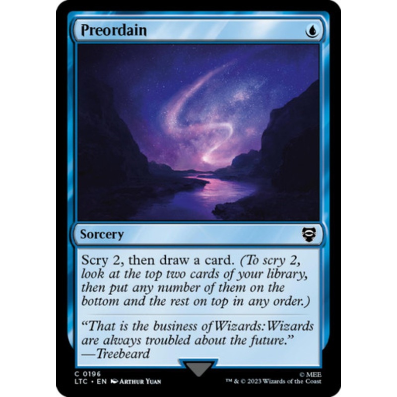 Preordain | The Lord of the Rings Commander
