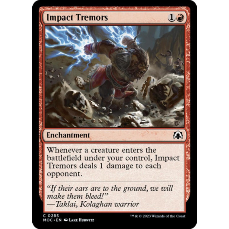 Impact Tremors | March of the Machine Commander