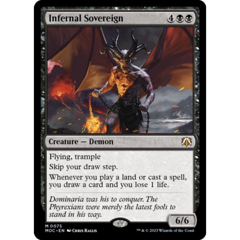 Infernal Sovereign | March of the Machine Commander