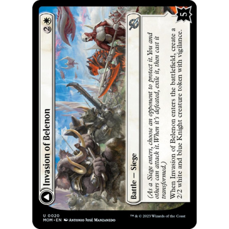 Invasion of Belenon // Belenon War Anthem (foil) | March of the Machine