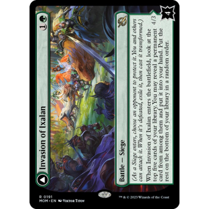Invasion of Ixalan // Belligerent Regisaur | March of the Machine