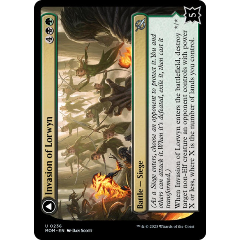 Invasion of Lorwyn // Winnowing Forces (foil) | March of the Machine