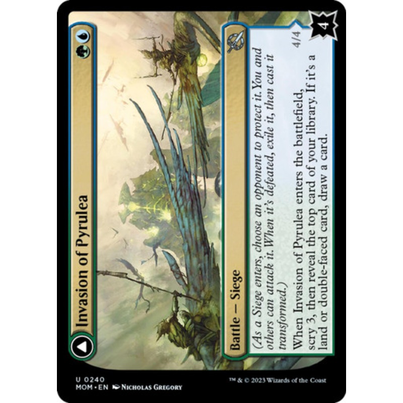 Invasion of Pyrulea // Gargantuan Slabhorn | March of the Machine