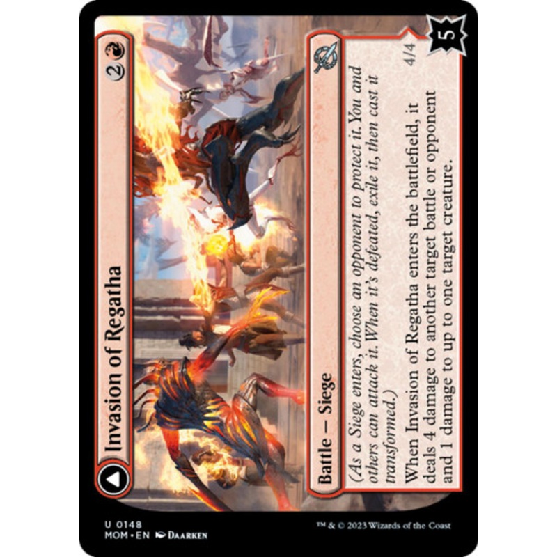Invasion of Regatha // Disciples of the Inferno | March of the Machine