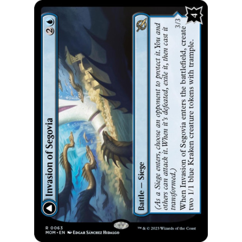 Invasion of Segovia // Caetus, Sea Tyrant of Segovia | March of the Machine