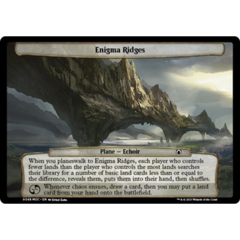 Plane - Enigma Ridges | March of the Machine Commander