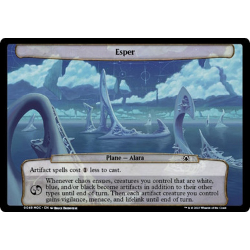 Plane - Esper | March of the Machine Commander