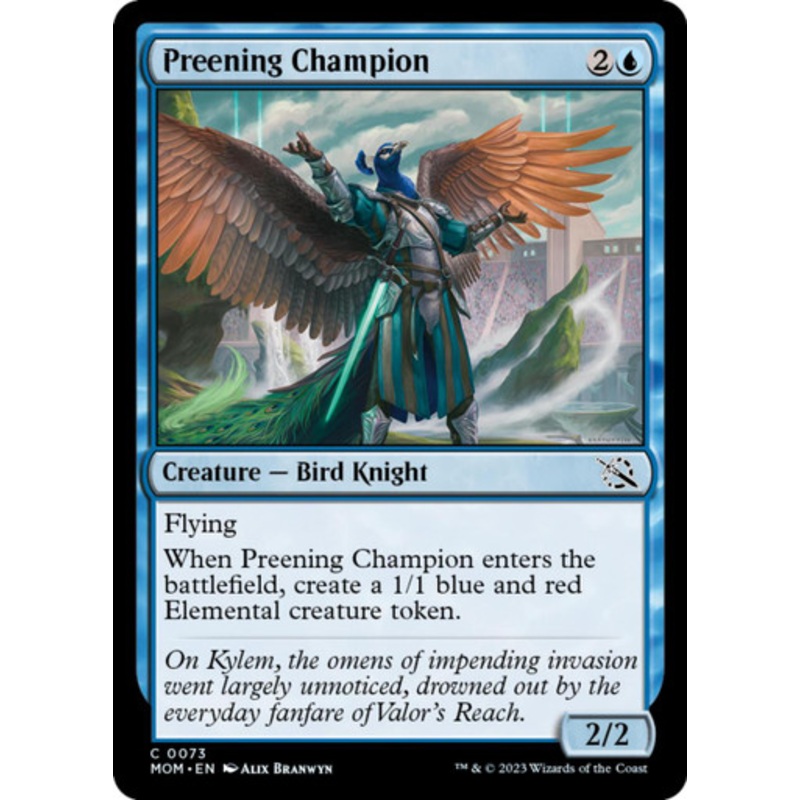 Preening Champion | March of the Machine