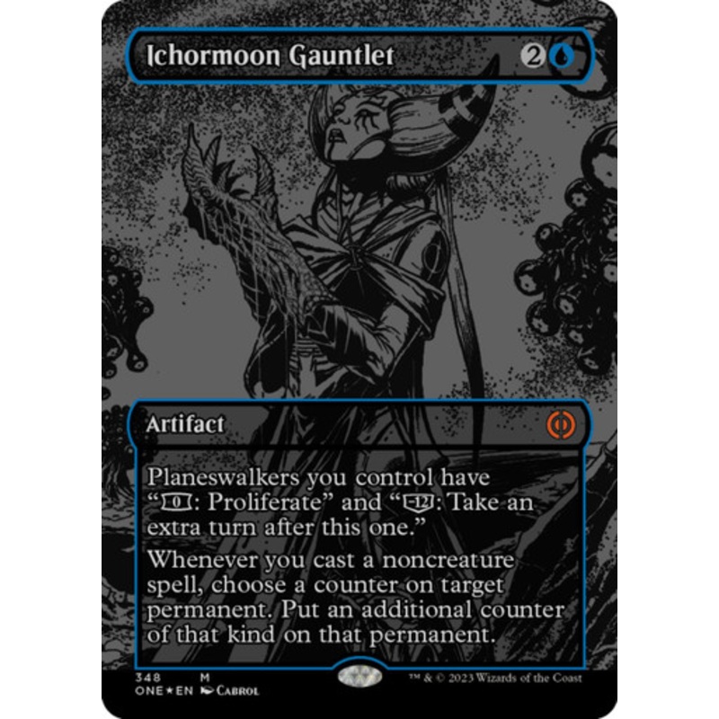 Ichormoon Gauntlet (Oil Slick Raised foil) | Phyrexia: All Will Be One