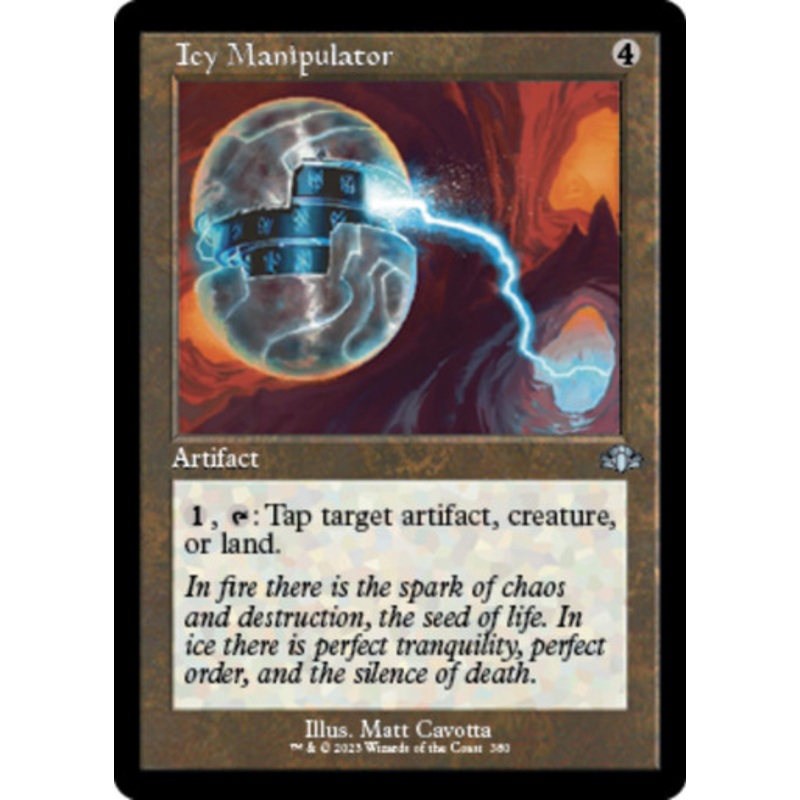 Icy Manipulator (Retro Frame foil) | Dominaria Remastered