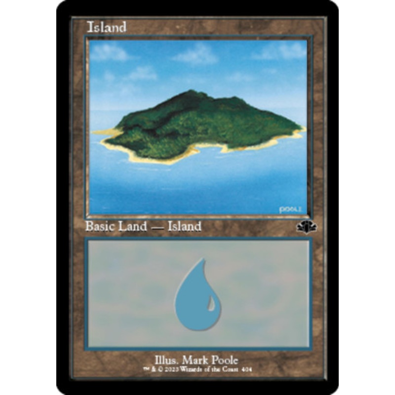 Island #404 (Retro Frame)