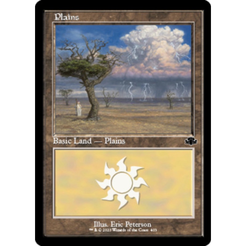 Plains #403 (Retro Frame) | Dominaria Remastered