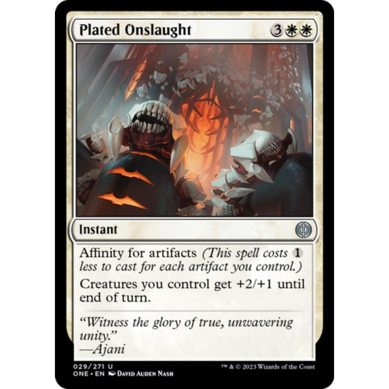 Plated Onslaught | Phyrexia: All Will Be One