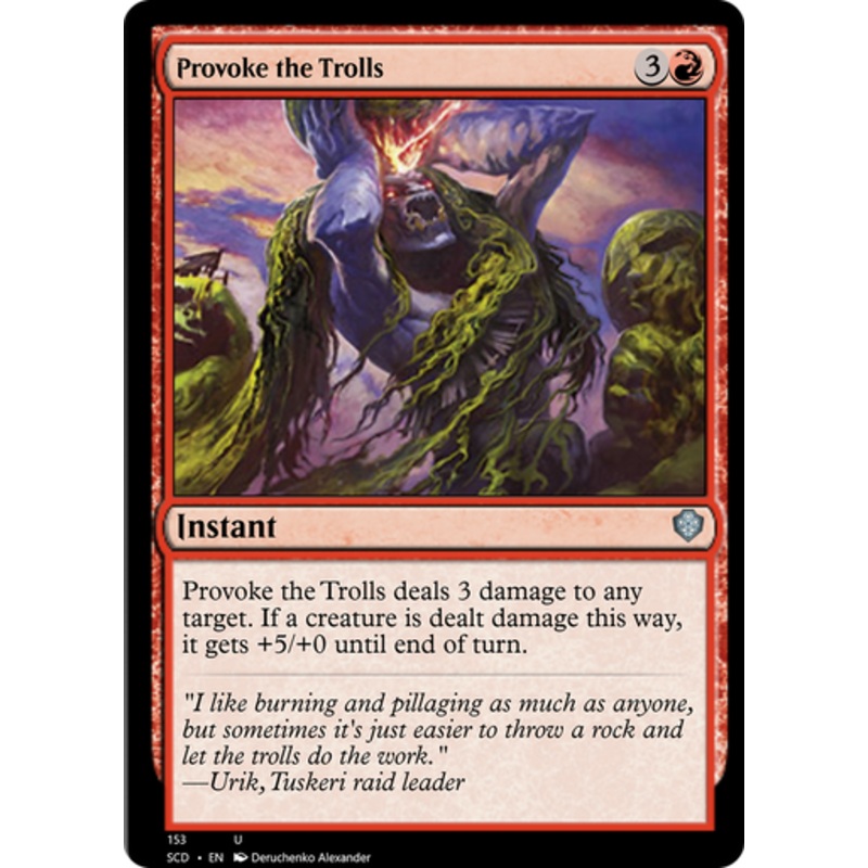 Provoke the Trolls | Starter Commander Decks