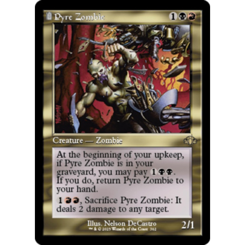 Pyre Zombie (Retro Frame) | Dominaria Remastered