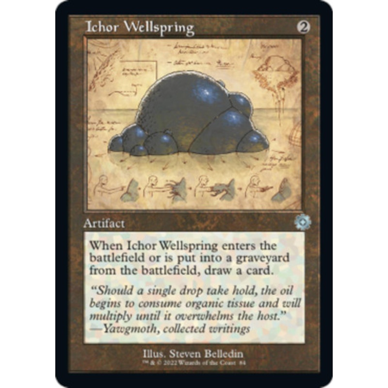Ichor Wellspring (Schematic Art) | The Brothers' War Retro Artifacts