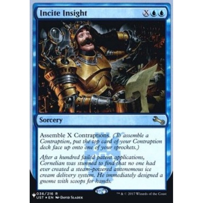 Incite Insight (The List Reprint foil) | Unstable