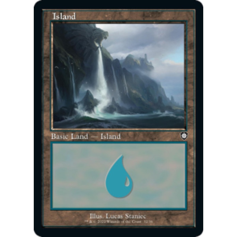 Island (#32) (Retro Frame) | The Brothers' War Commander