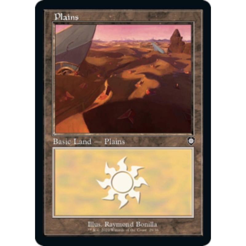 Plains (#29) (Retro Frame) | The Brothers' War Commander