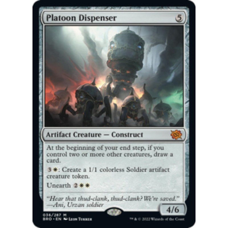 Platoon Dispenser | The Brothers' War