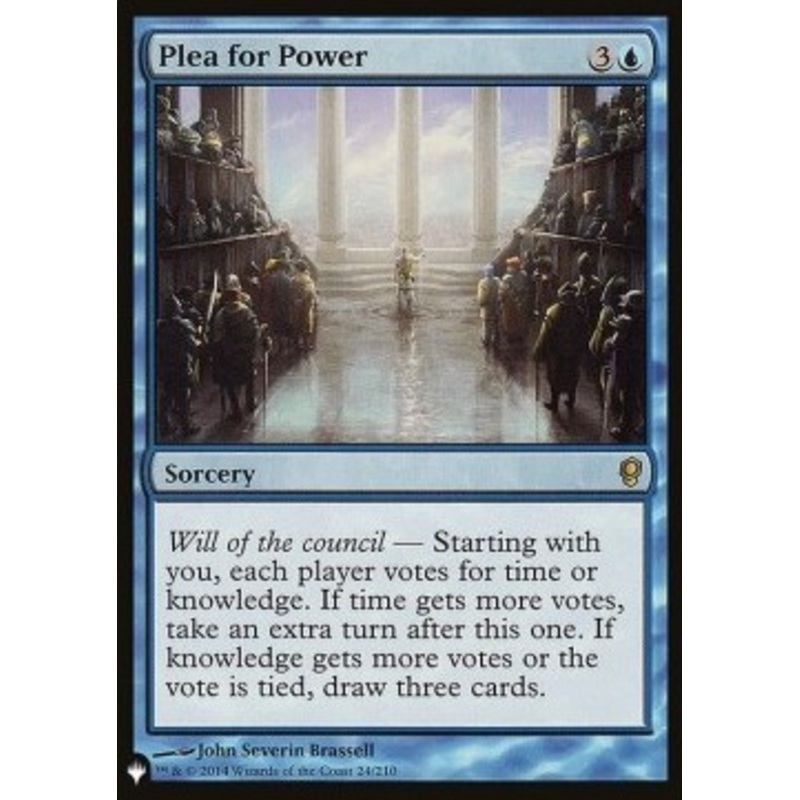 Plea for Power (The List Reprint) | Conspiracy