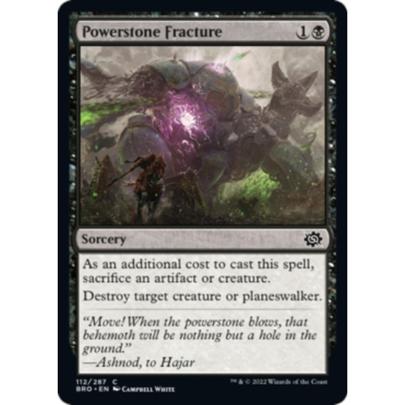 Powerstone Fracture (foil) | The Brothers' War