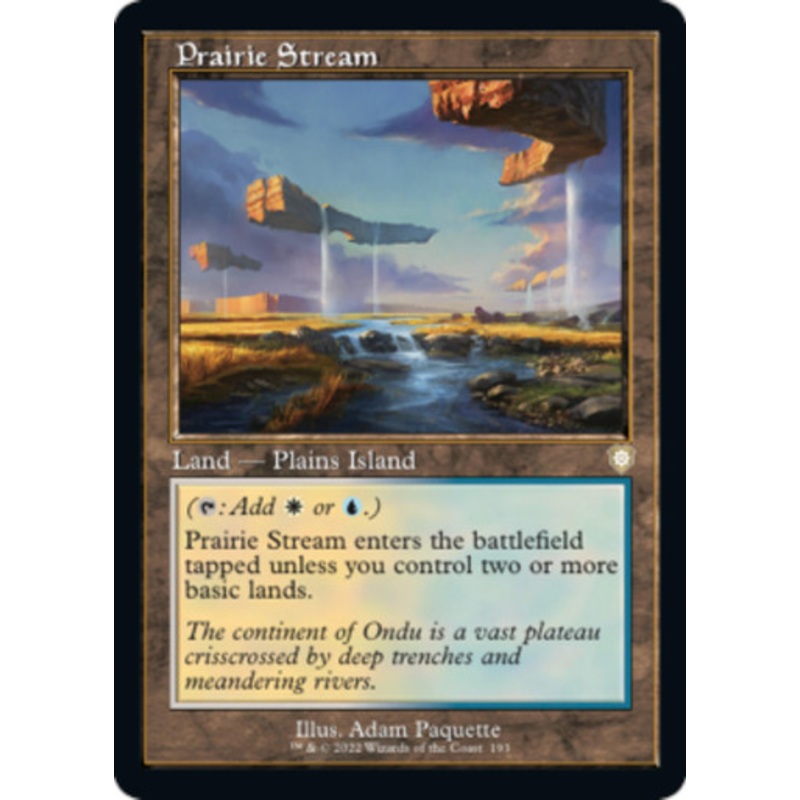 Prairie Stream (Retro Frame) | The Brothers' War Commander